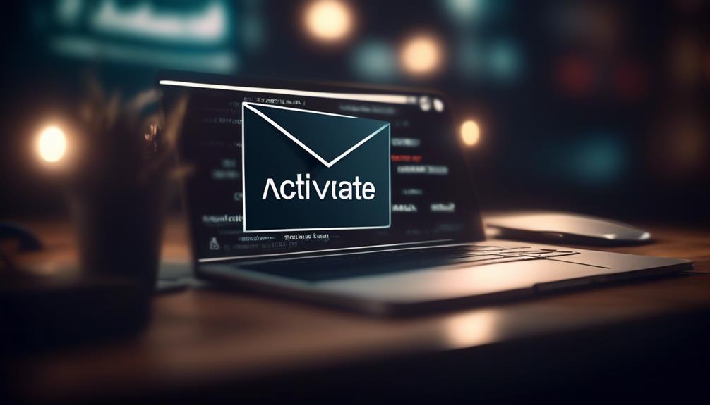 account activation email template