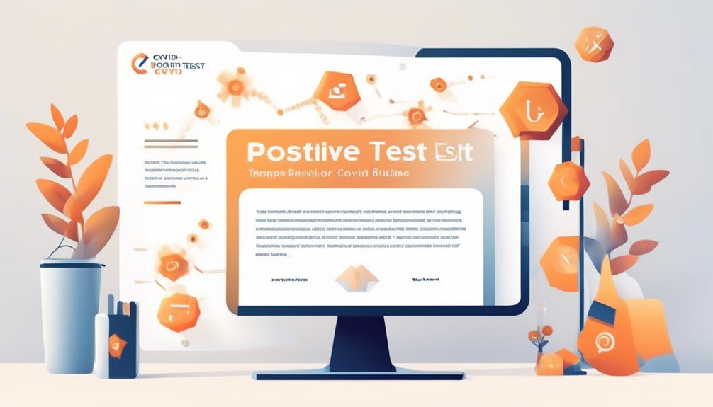 covid test result templates