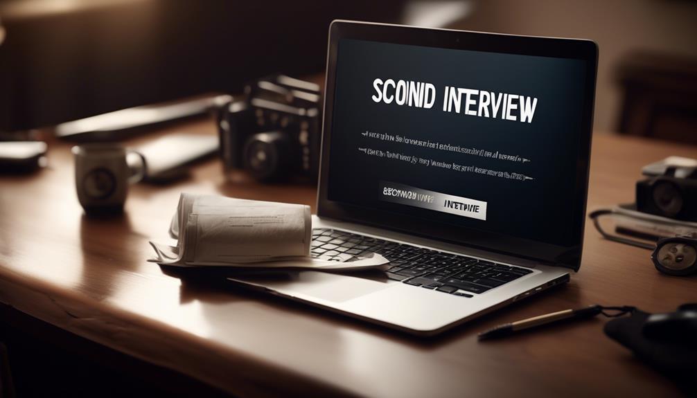 creating second interview email