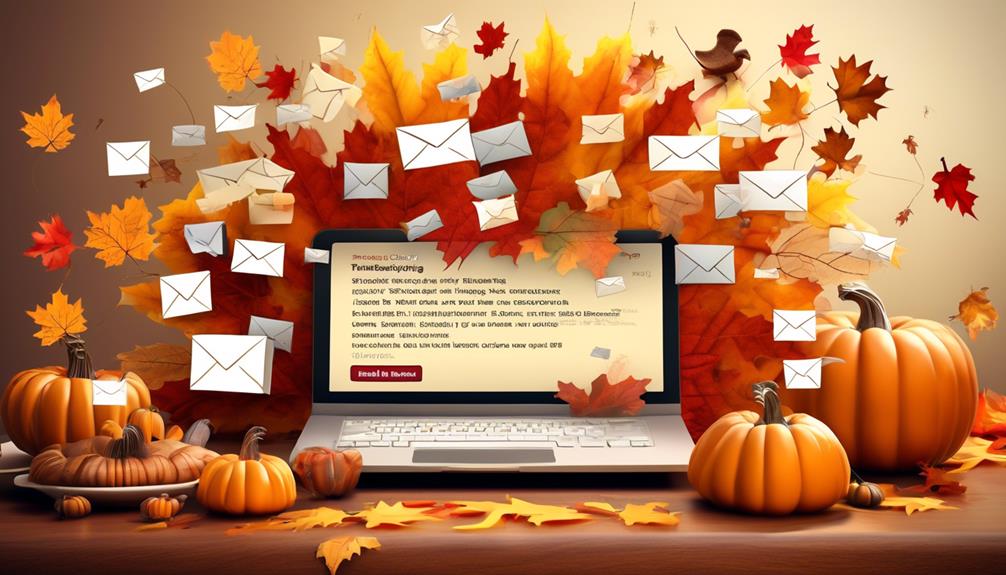 creative thanksgiving email ideas