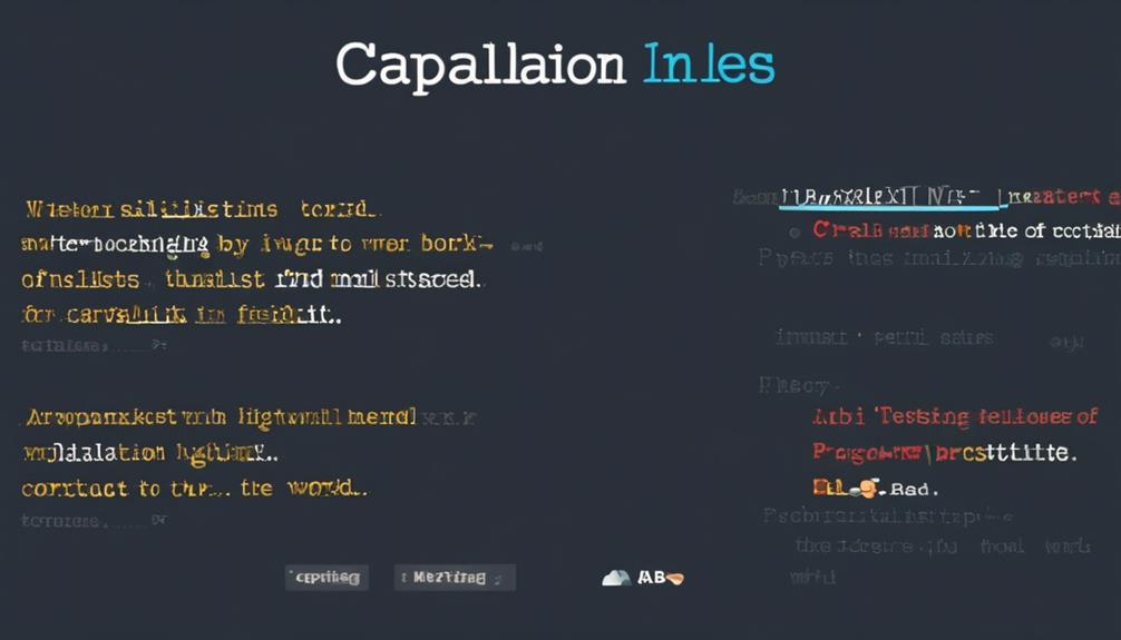 effective capitalization in writing