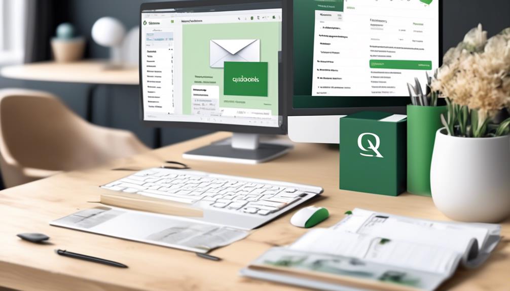 efficient email editing with quickbooks
