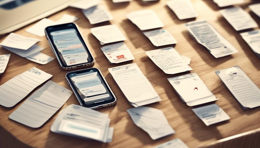 efficient email organization on iphone