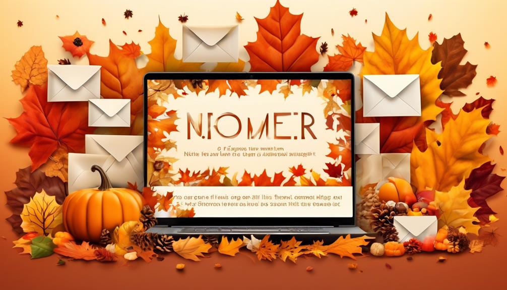 email subject lines for november