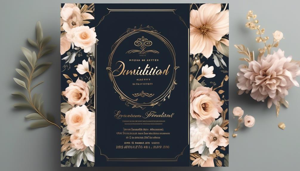 formal invitation to social events