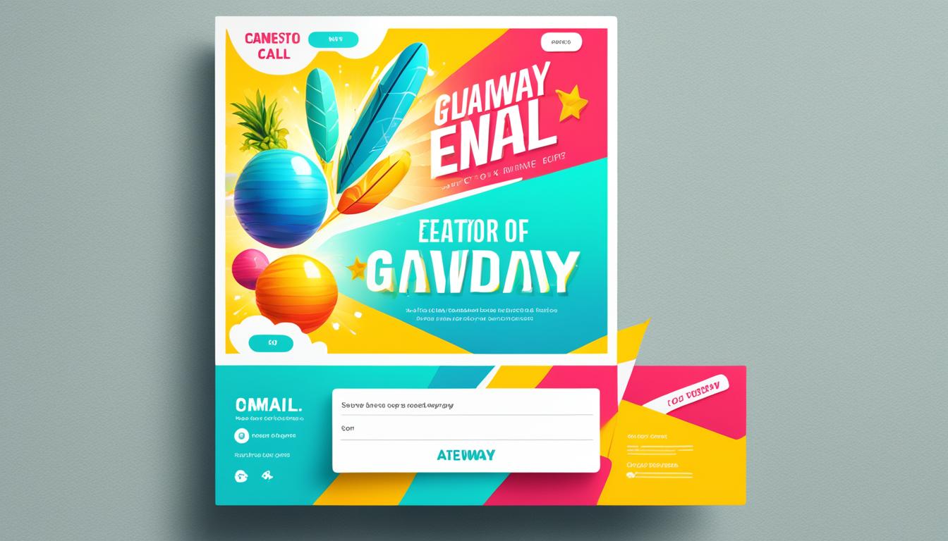 giveaway email template