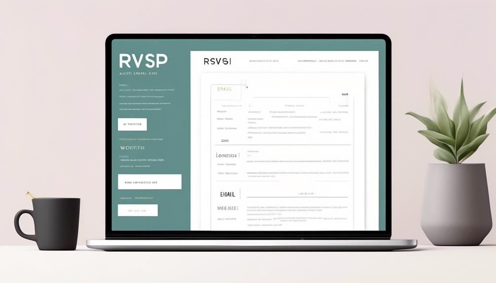 ready to use rsvp email templates