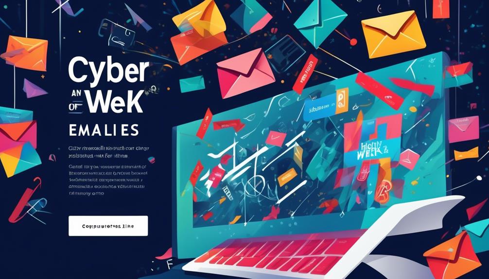 attention grabbing cyber week emails
