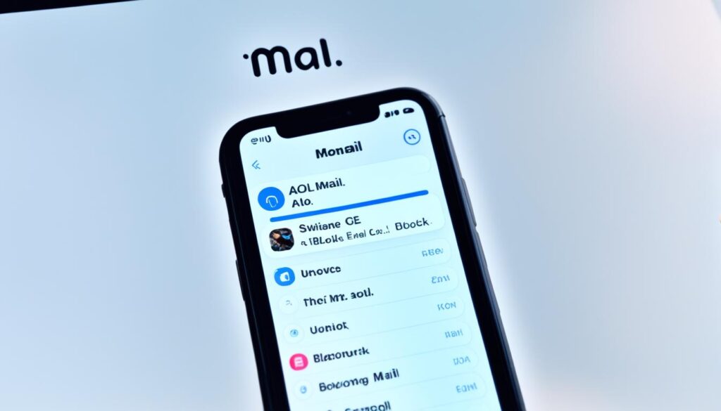 blocking emails on AOL Mail for iPhone