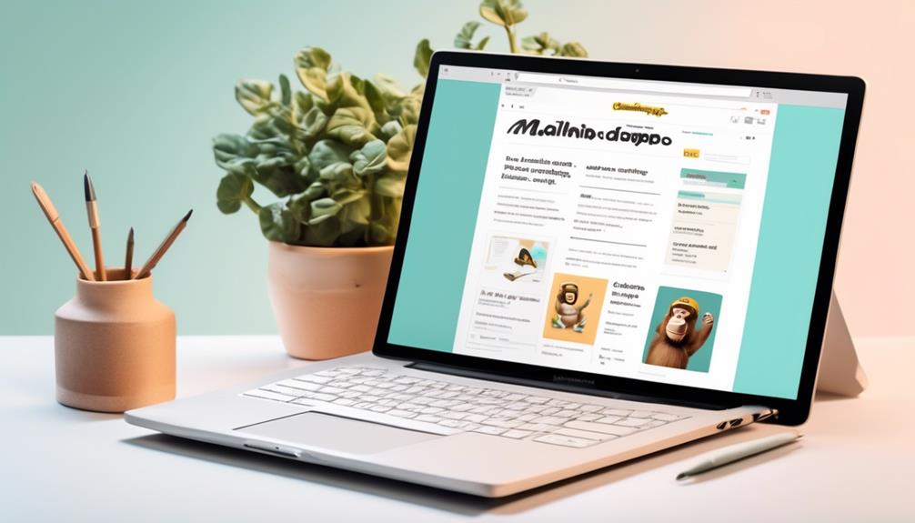 creating newsletters with mailchimp