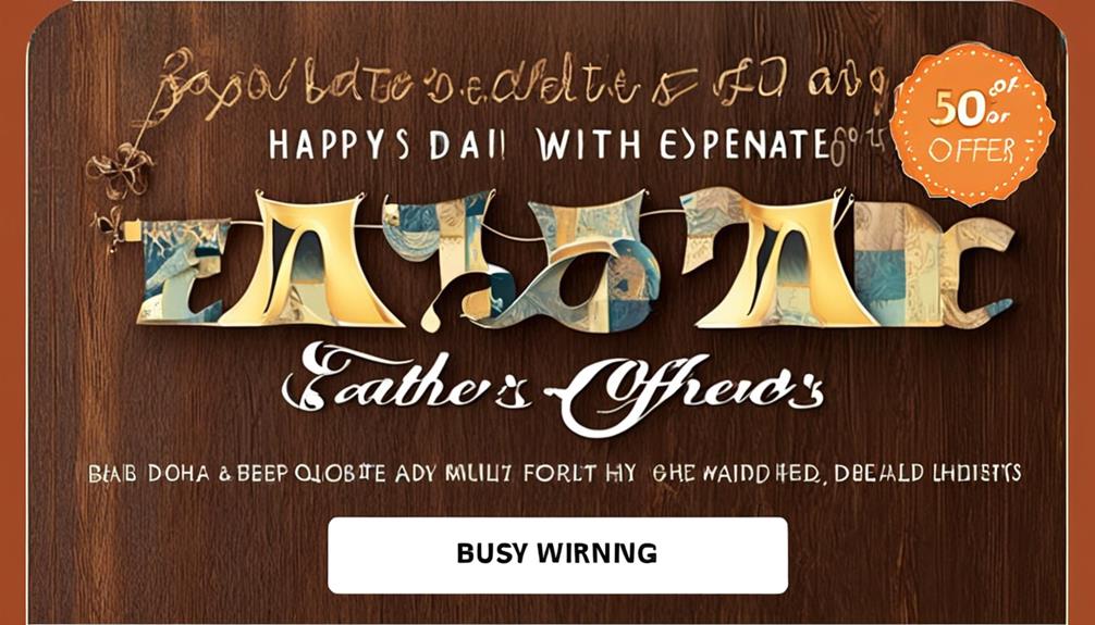 creative father s day email
