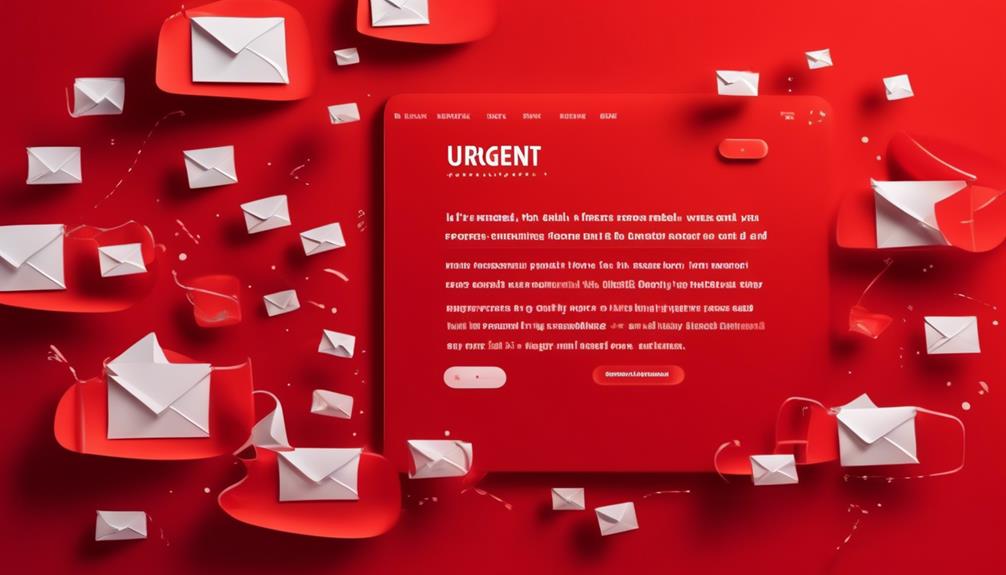 efficient email templates for urgency
