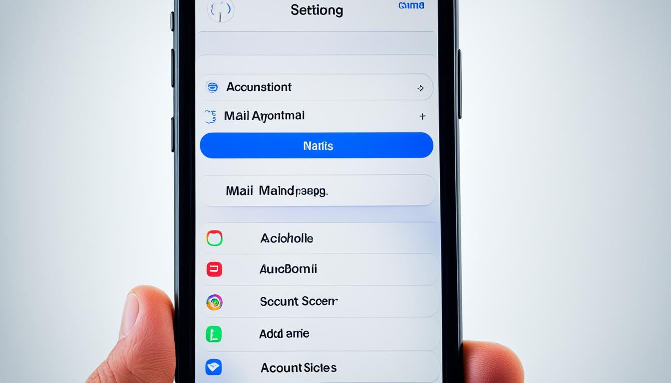 how to add another email to iphone