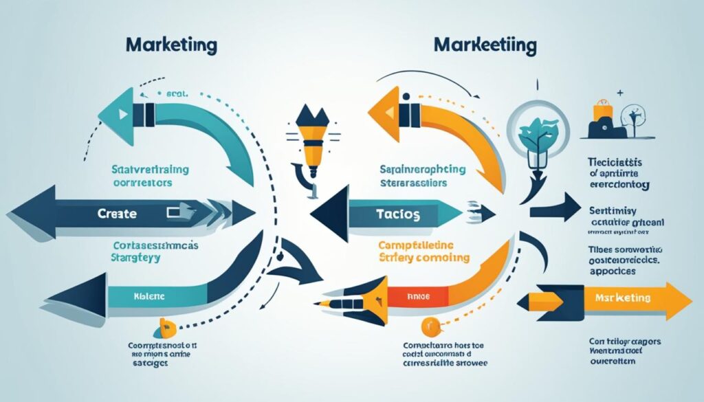 marketing strategy vs. tactics