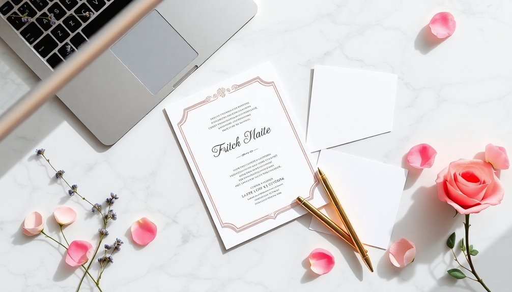 creating invitation email templates