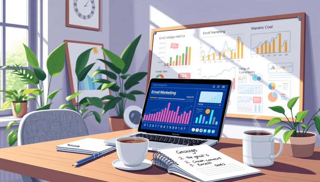 setting goals and analyze email metrics