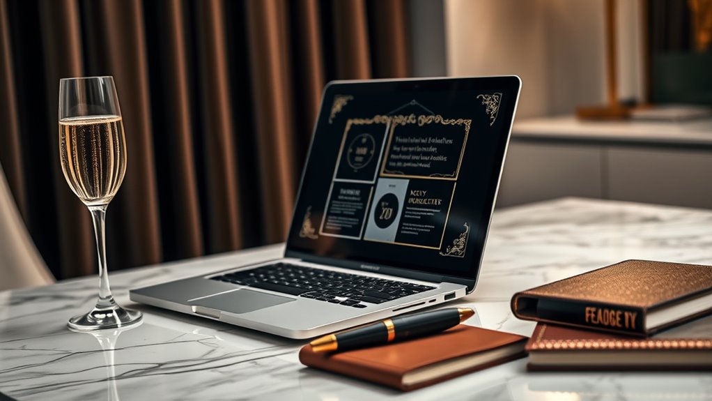 50 Free Templates Every Email Marketer Should Bookmark 42 luxury elegance sophistication branding