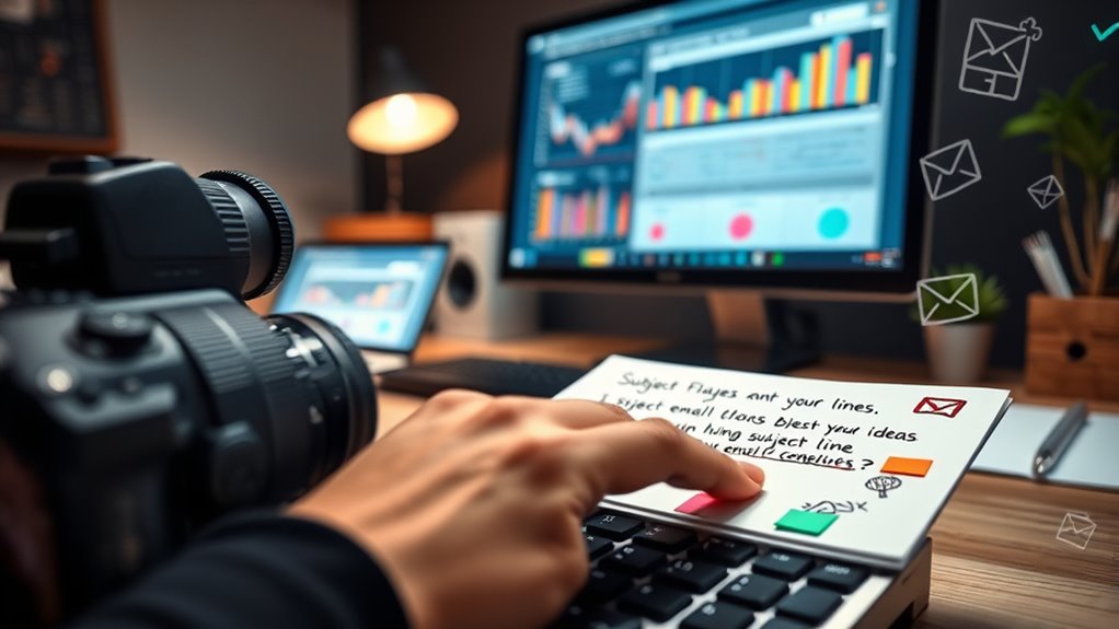 monitor email engagement metrics