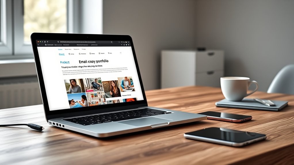 showcase portfolio online effectively