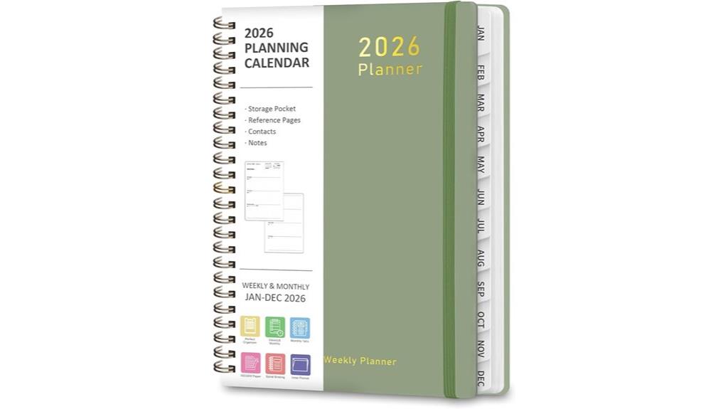 2026 a5 weekly planner