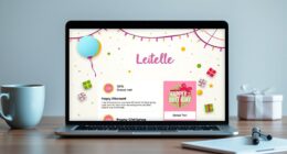 birthday discount celebration email