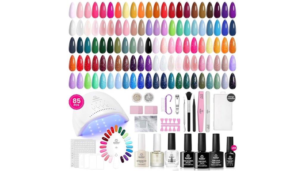 10 Best Gel Nail Kits for Beginners to Achieve Salon-Quality Nails at Home 5 complete 85 piece gel kit