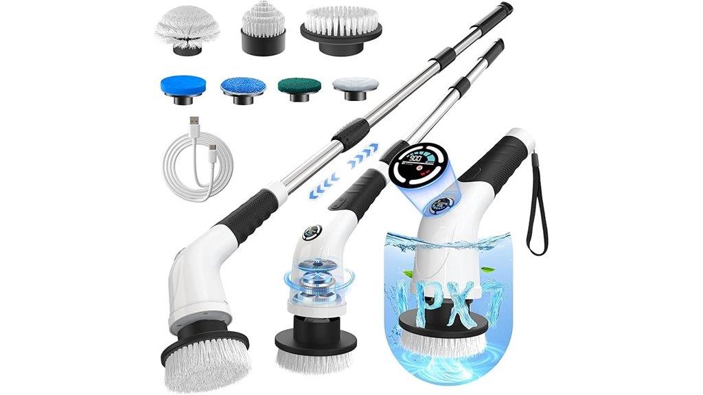 cordless cleaning brush kit