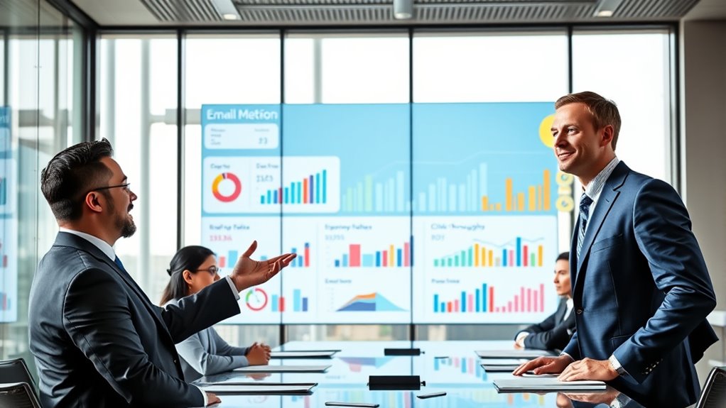 email roi in boardroom