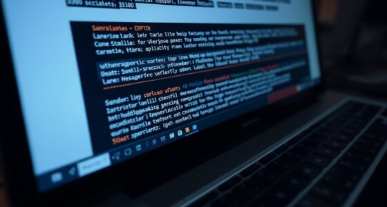 email structure and components