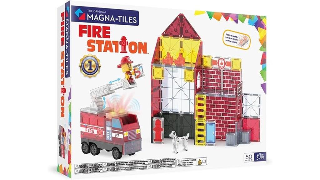 The 5 Best Magnetic Tiles for Kids in 2025: Magna-Tiles Vs Connetix Compared 7 magna tiles fire station