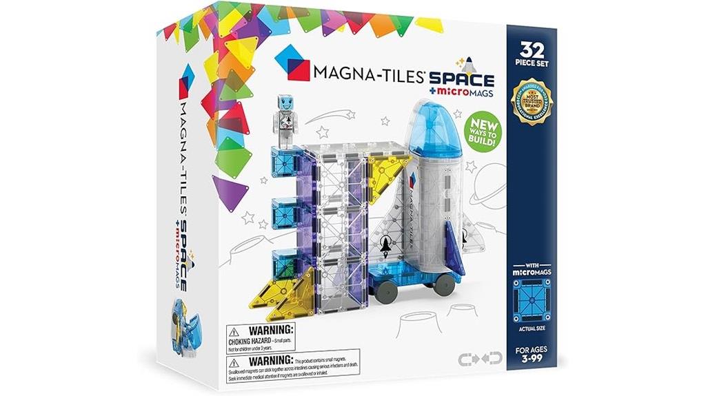 The 5 Best Magnetic Tiles for Kids in 2025: Magna-Tiles Vs Connetix Compared 3 magnetic space building set