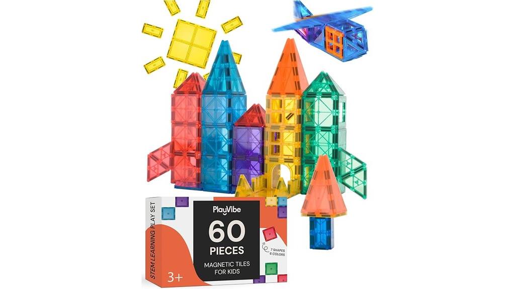 magnetic tile building kit