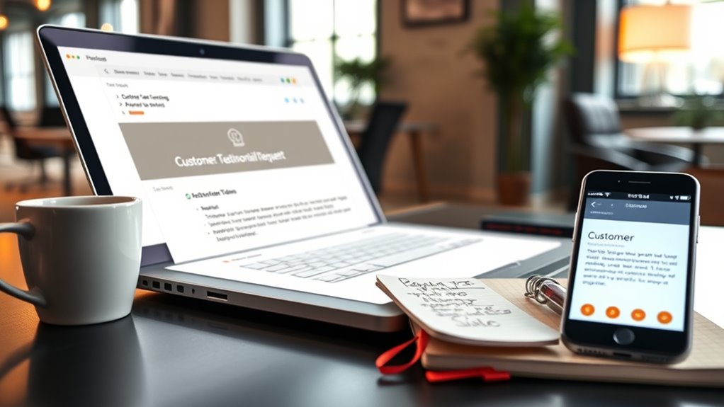 personalized timely testimonial requests