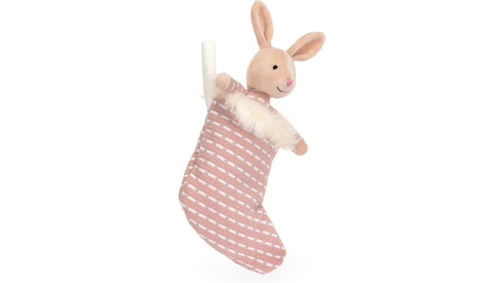 The 5 Best Jellycat Christmas Collection Pieces of 2025 - Cozy, Cute, and Festive 7 shimmering bunny stocking ornament