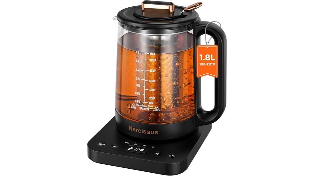 temperature controlled narcissus kettle