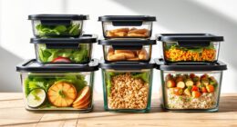 top glass meal containers