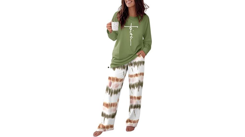 women s two piece pajama set