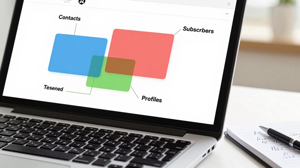 clarify contact and profile