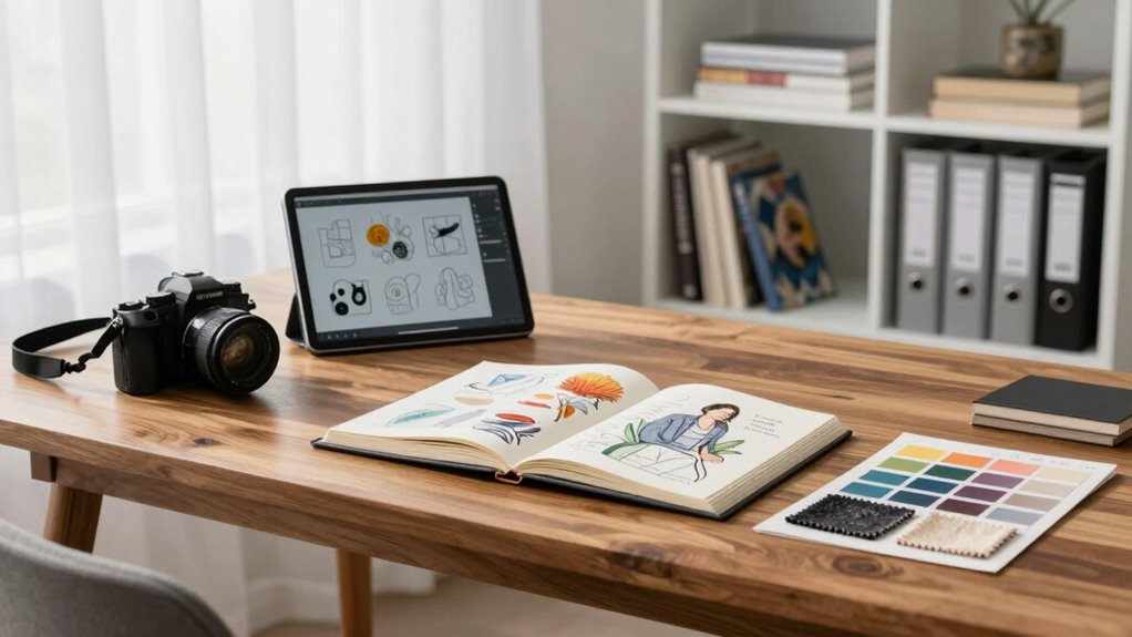 impressive portfolio without client work