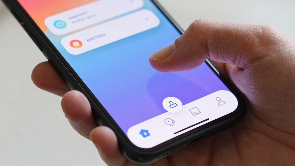 place essential elements within thumb zone