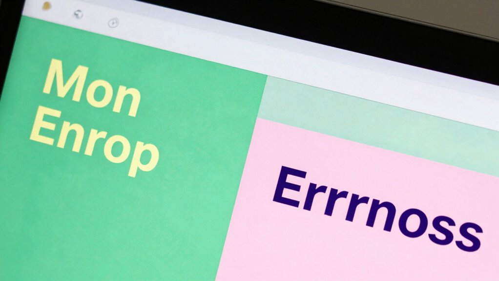 prioritize high contrast colors