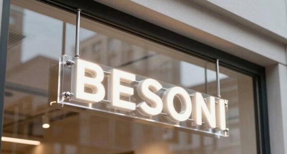 choosing window signage hardware