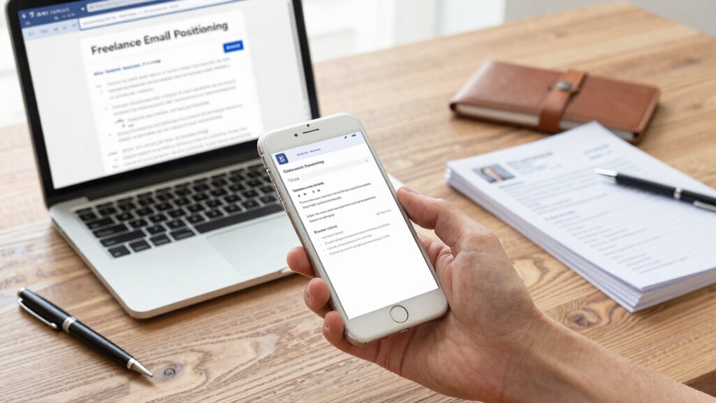 Freelance Email Positioning: The Smarter Way to Build a Stronger Resume 2 cohesive personalized client outreach