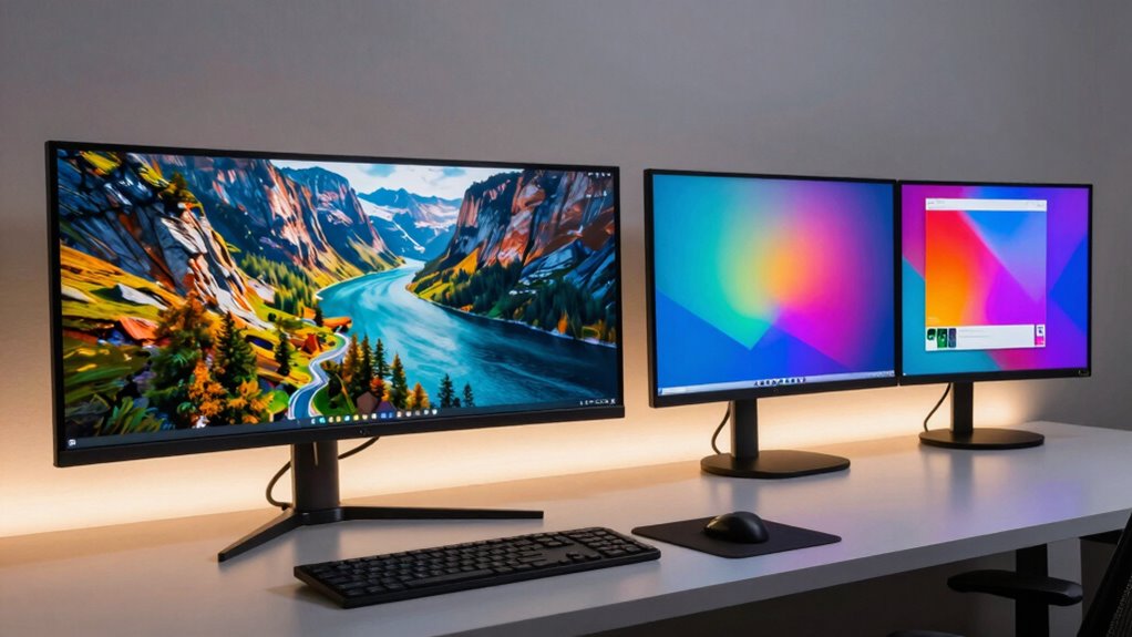 comparison of display setups