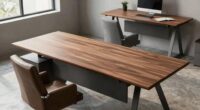 desk size and ergonomics