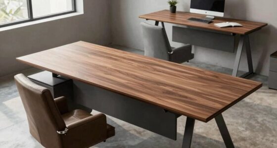 desk size and ergonomics