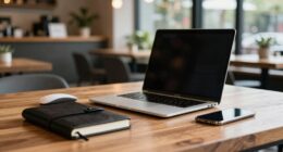 efficient travel laptop setup