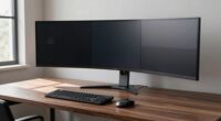 optimal desk monitor depth