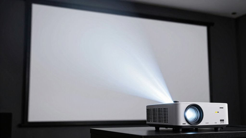 optimal projector brightness selection