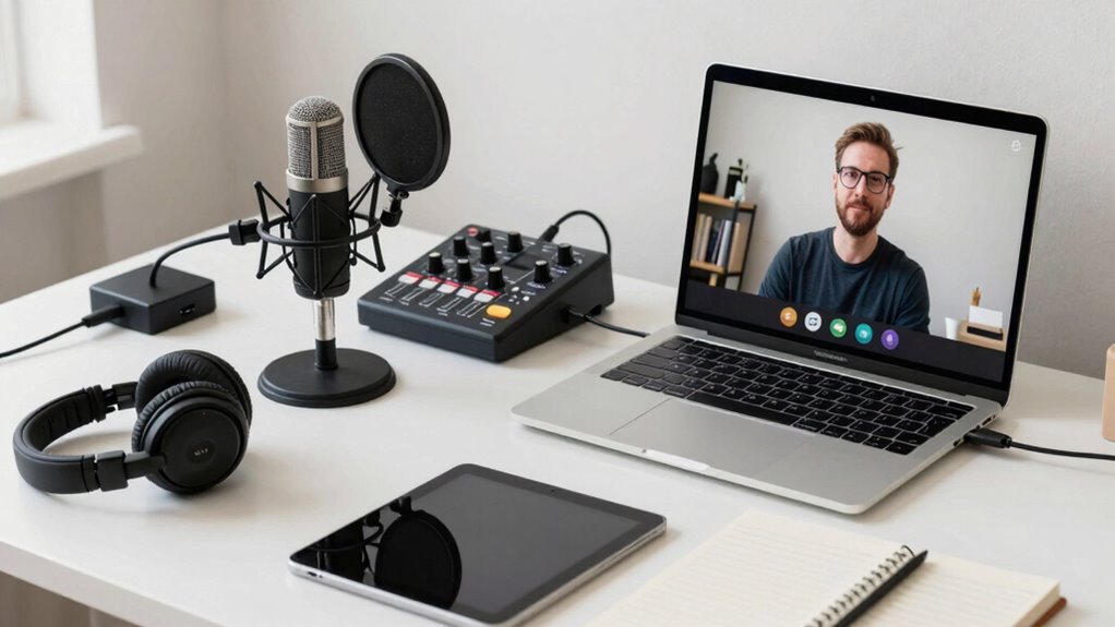 optimize interview audio setup